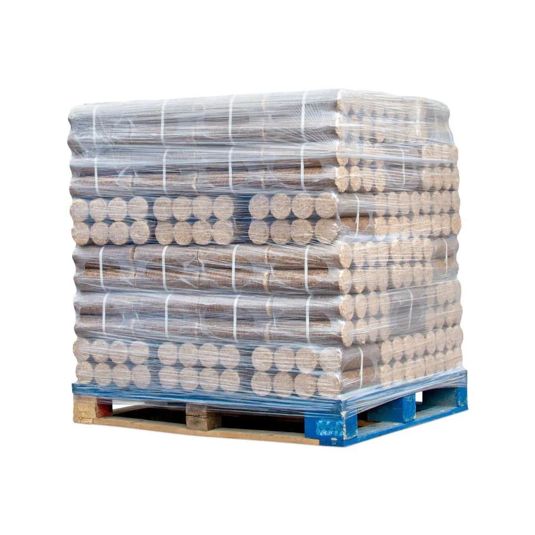 Bûches compressées de jour pour poêle à bois cheminée - 1000 Kg