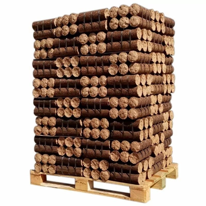 Bois densifié, bûches de nuit - Palette de 960 kg