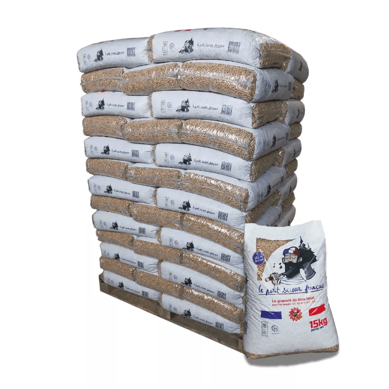Pellet Le petit scieur français - 65 sacs de 15 kg - 100% résineux